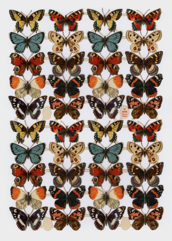 Victoriaanse scraps (chromolitho) door English School