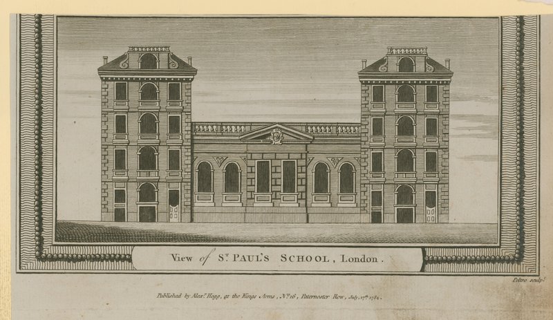 Uitzicht op St. Pauls School door English School