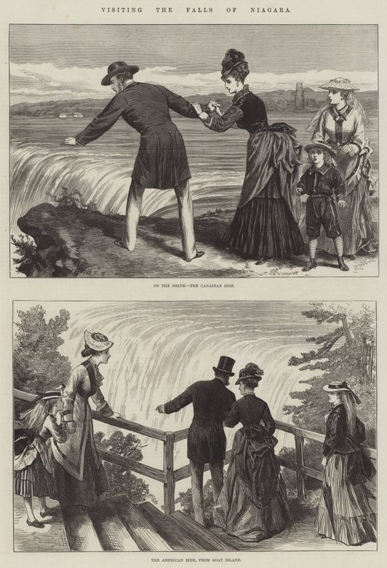 Bezoek aan de Niagara-watervallen door English School