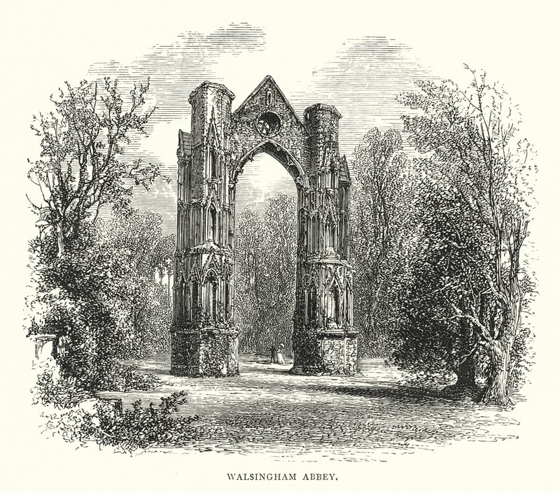 Walsingham Abbey door English School