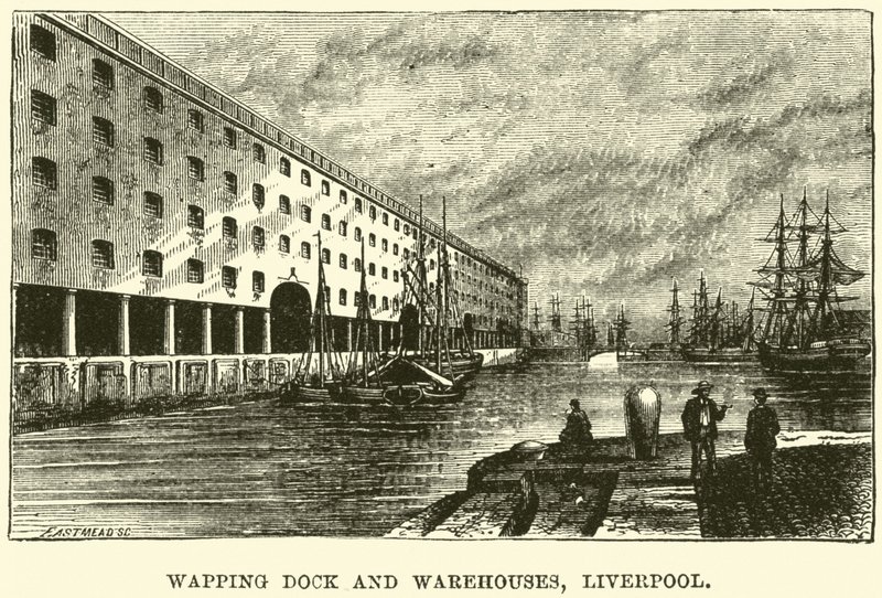 Wapping Dok en Magazijnen, Liverpool door English School