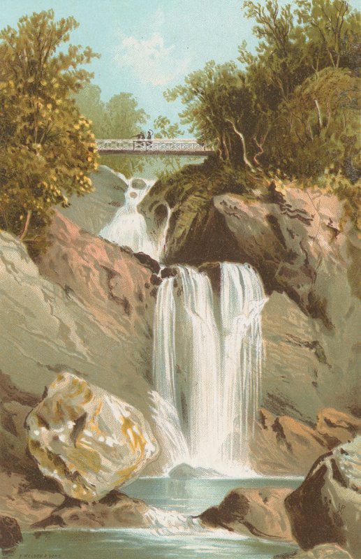 Waterval bij Inversnaid - Loch Lomond door English School