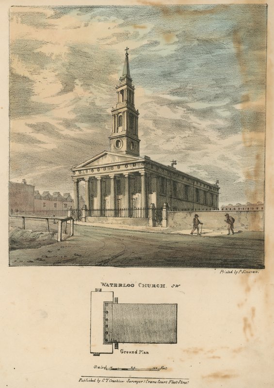 Waterloo Kerk, Londen door English School