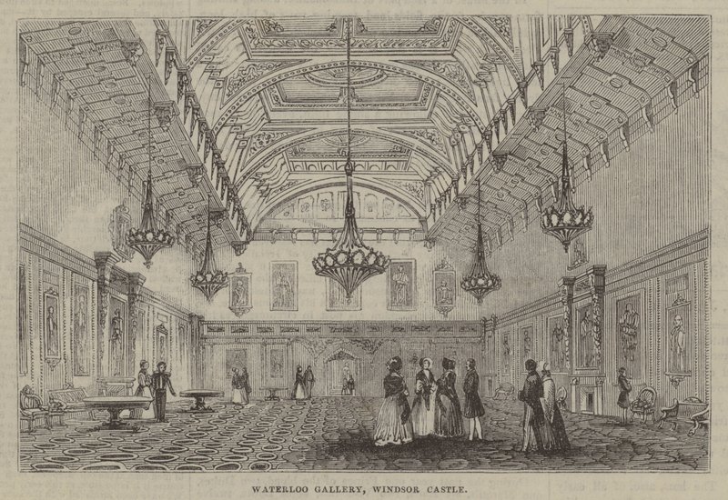 Waterloo Galerij, Windsor Kasteel door English School