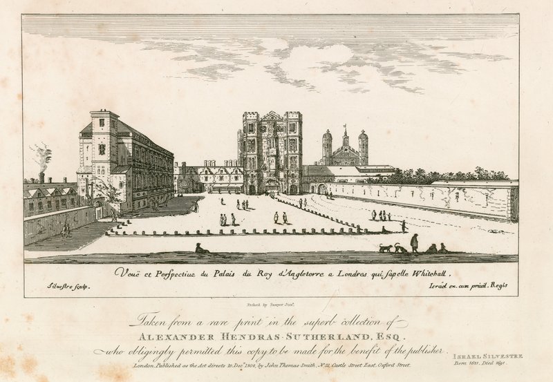Whitehall in de 17e eeuw door English School