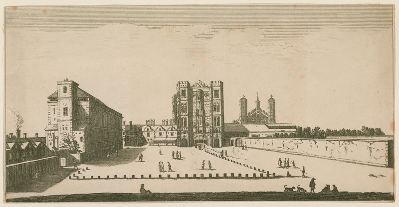 Whitehall in de 17e eeuw door English School