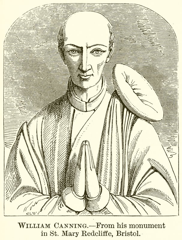 William Canning door English School