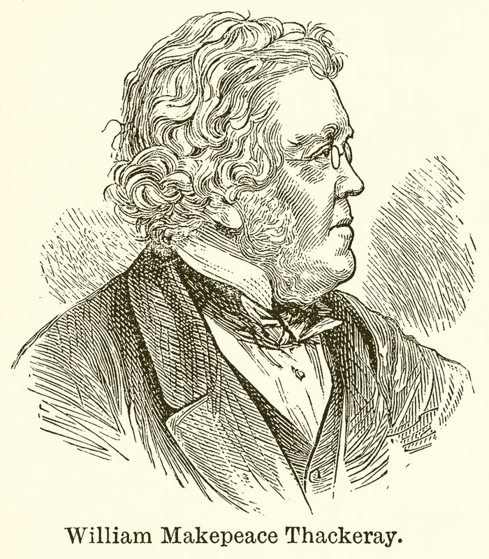 William Makepeace Thackeray door English School
