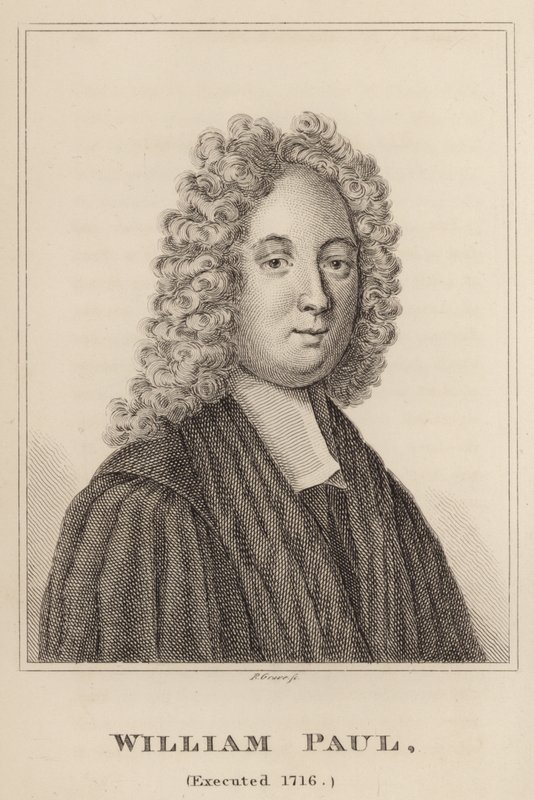 William Paul, Geëxecuteerd 1716 door English School