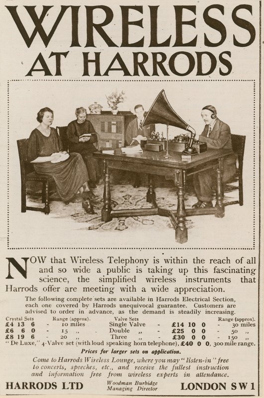 Draadloos bij Harrods door English School
