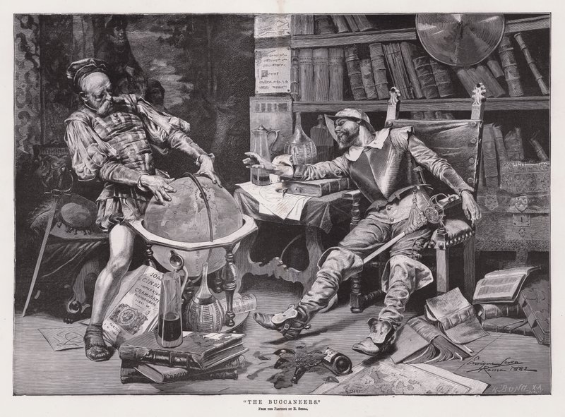 "De Piraten" door Enrique Serra