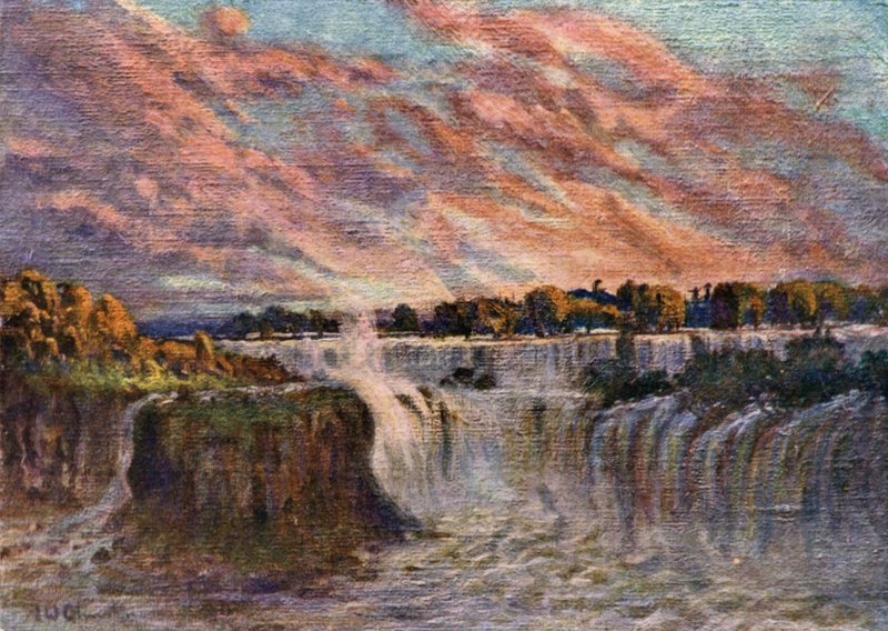 De Iguazu-watervallen door Ernest William Christmas