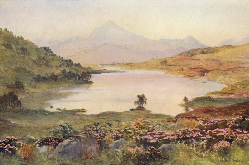 Loch Poulary door Ernest Edward Briggs