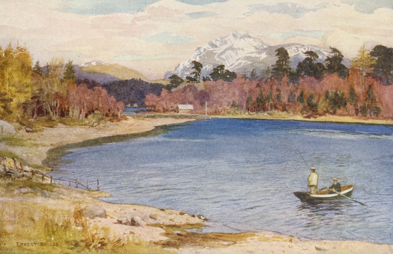 De nauwe doorgang bij Innischonan door Ernest Edward Briggs