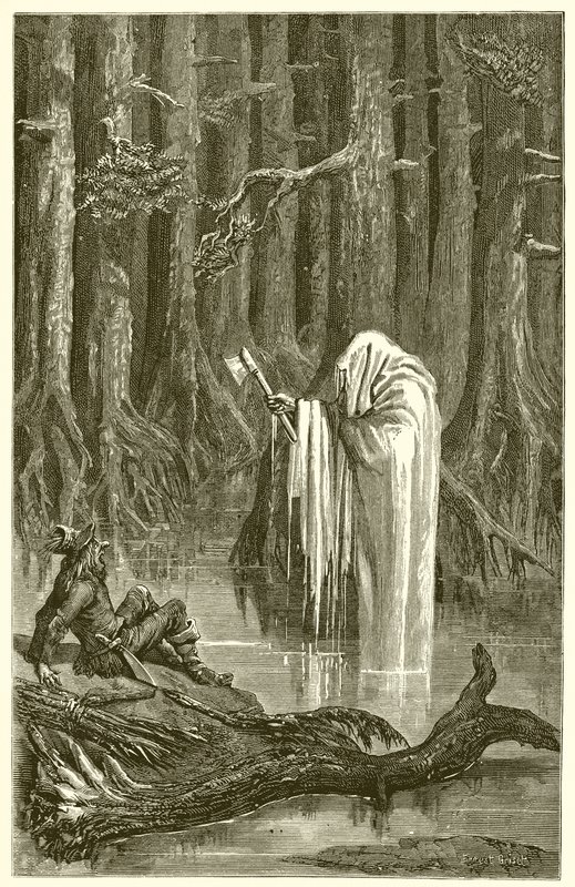 Mercurius en de Houthakker door Ernest Henry Griset