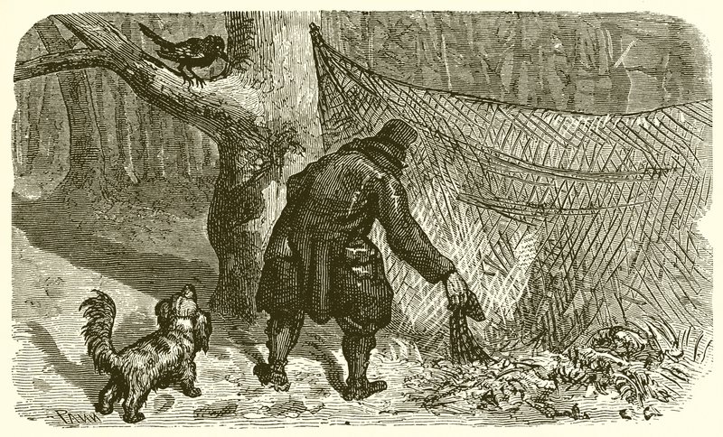 De Jager en de Merel door Ernest Henry Griset