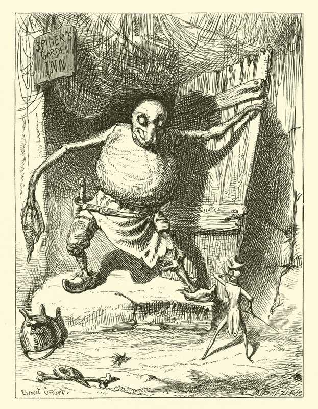 De spin en de vlieg door Ernest Henry Griset