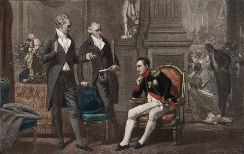 Napoleon, Goethe en Wieland door Ernest Hillemacher