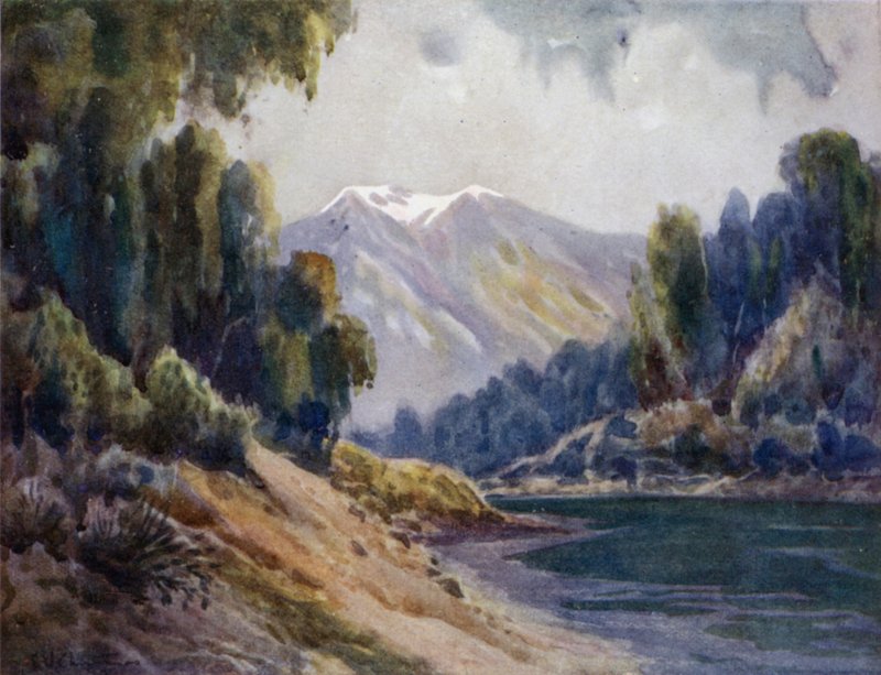 Meer Nahuel Huapi door Ernest William Christmas