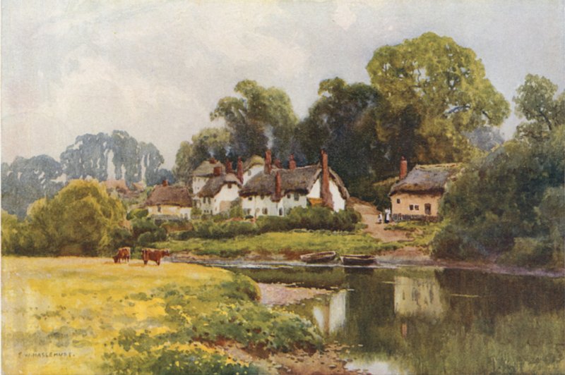Gravin Weir door Ernest William Haslehust