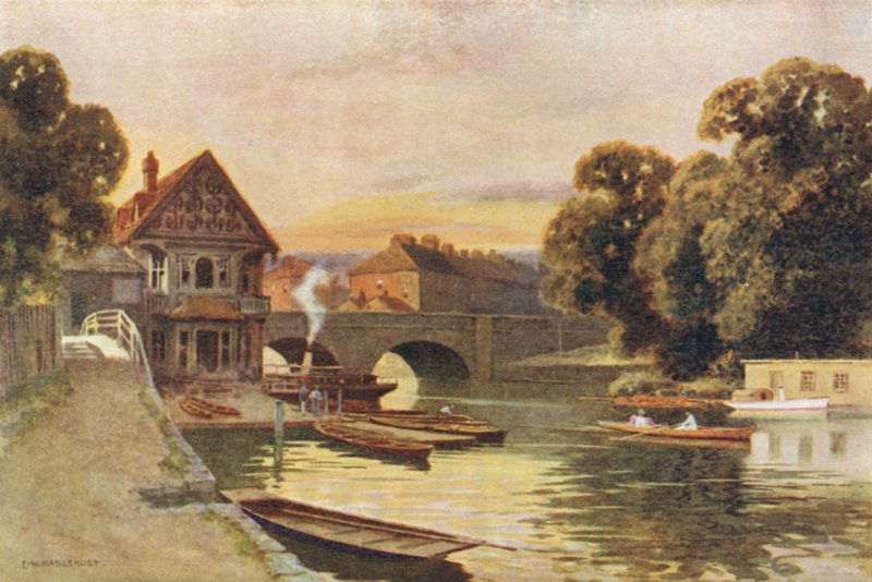 Folly Brug, Oxford door Ernest William Haslehust