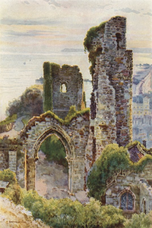 Hastings Castle door Ernest William Haslehust