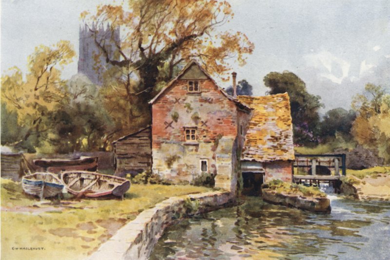Place Mill, Christchurch door Ernest William Haslehust