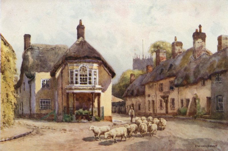 Puddletown door Ernest William Haslehust