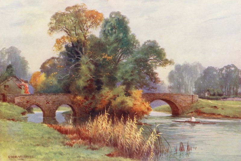 Rivier de Theems: Godstow door Ernest William Haslehust