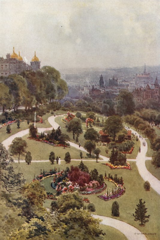 De Vallei Tuinen, Harrogate door Ernest William Haslehust