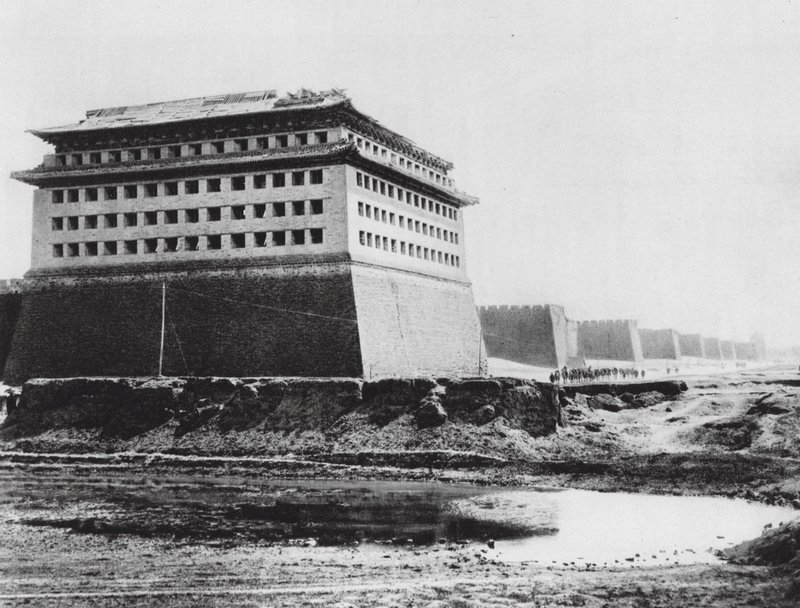Peking, Chihli, stadsmuur door Ernst Boerschmann