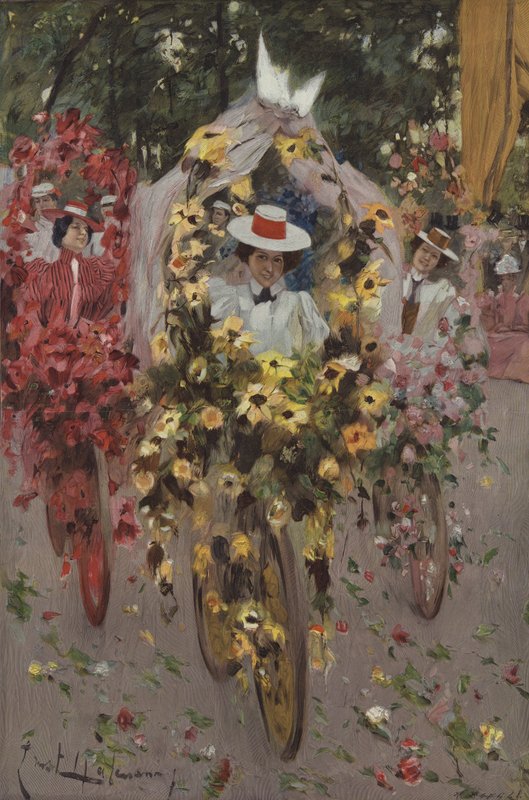 Fietscarnaval door Ernst Heilemann