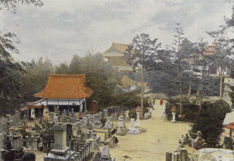 De Kurodani-begraafplaats in Kioto, Gesneden Graven door European Photographer