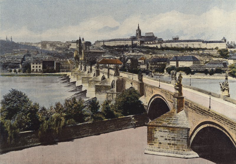 Praag, de Karelsbrug door European Photographer