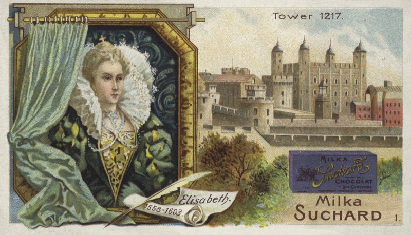 Koningin Elizabeth I van Engeland en de Tower of London door European School