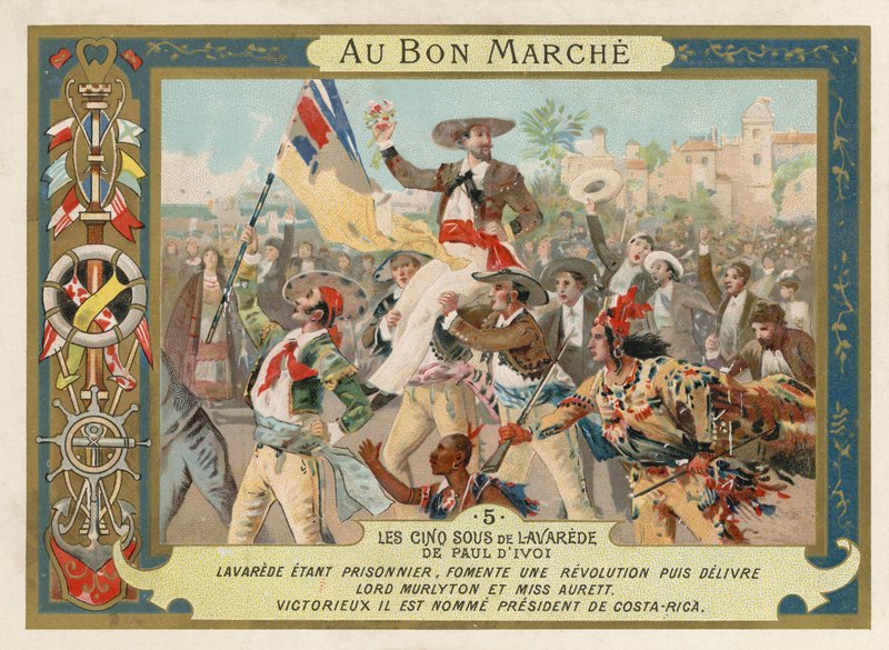 Scène uit Les Cinq Sous de Lavarède van Paul d
