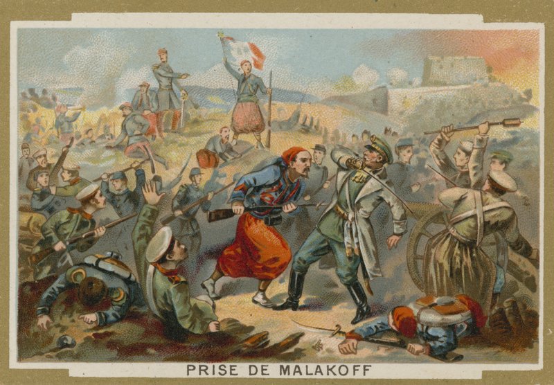 Inname van de Malakoff Redoute, Beleg van Sebastopol, Krimoorlog, 7 september 1855 door European School