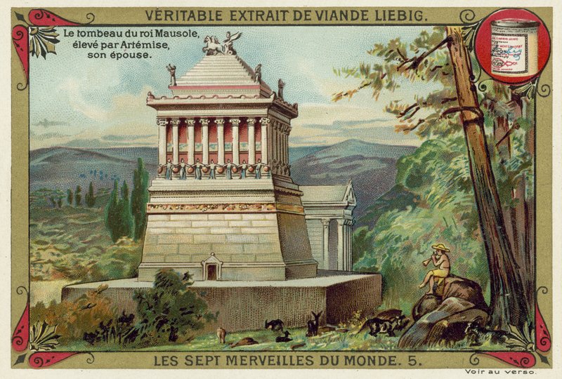 Het Mausoleum van Halicarnassus door European School