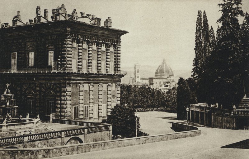 Italië, Florence, Pitti Paleis door European Photographer