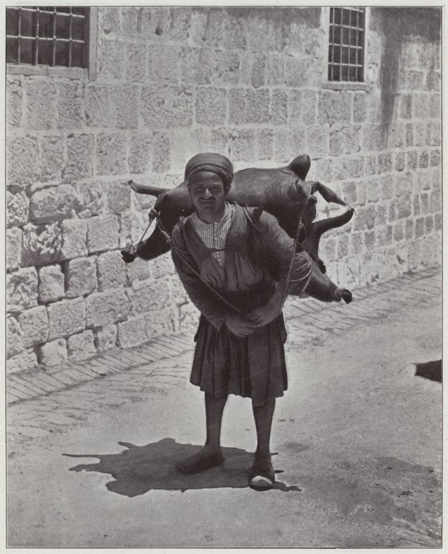 Jeruzalem, een waterdrager door European Photographer
