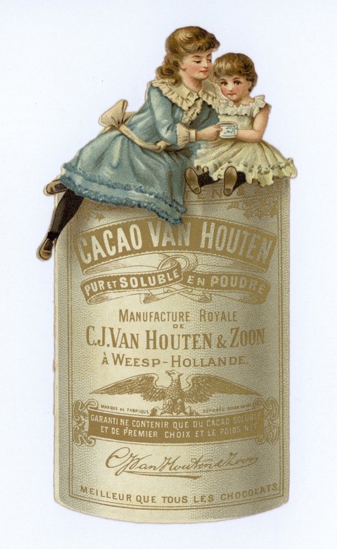 Advertentie voor Cacoa Van Houten door European School