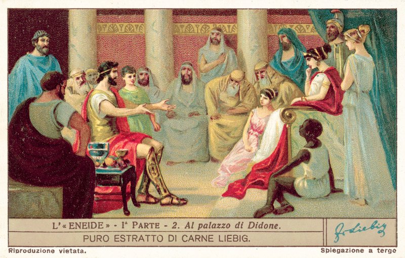 Aeneas in het paleis van Dido door European School