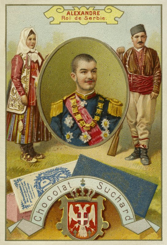 Alexander I, Koning van Servië door European School