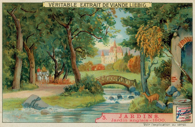 Een Engelse Tuin uit de 1800s door European School