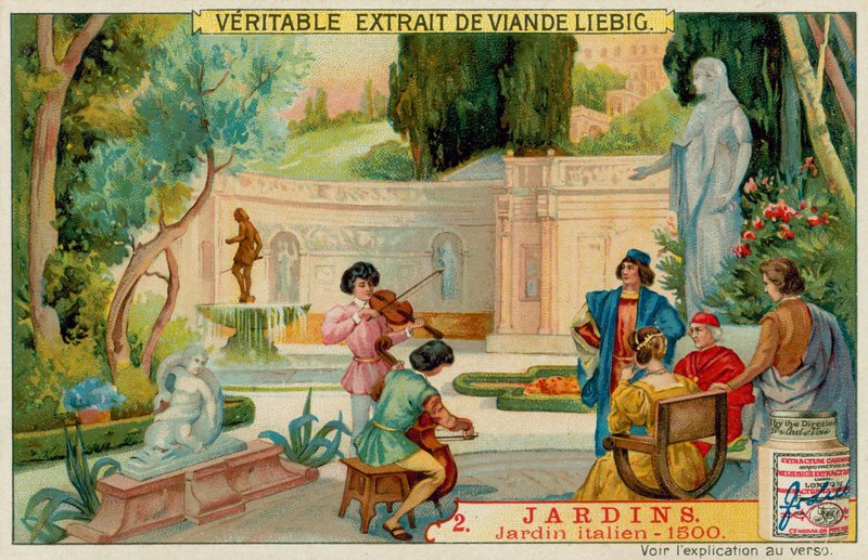 Een Italiaanse Tuin uit de 1500s door European School