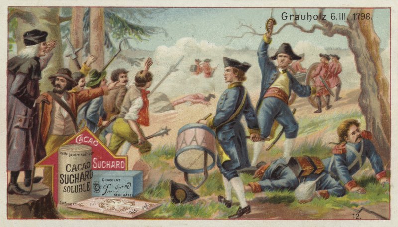 Slag bij Grauholz, Zwitserland, 6 maart 1798 door European School