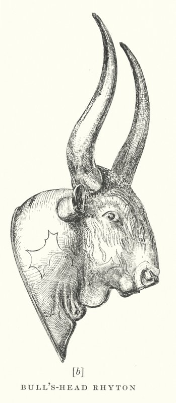 Stierenkop Rhyton (litho) door European School
