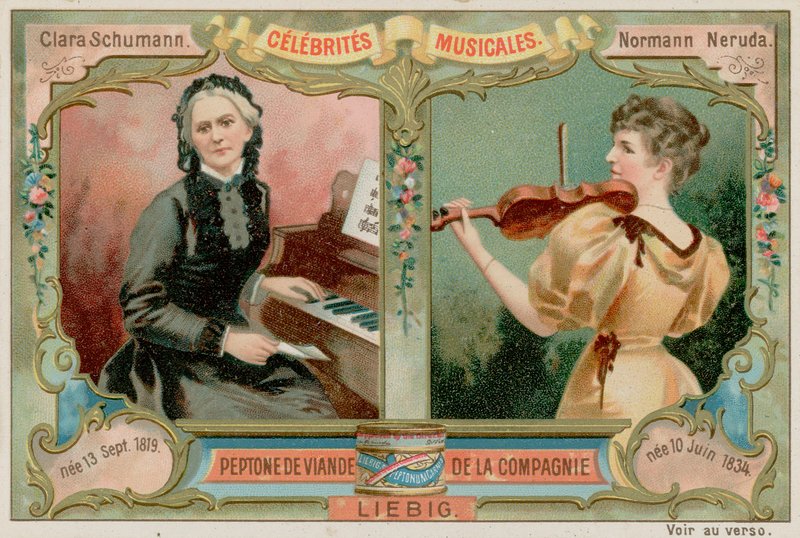 Clara Schumann en Wilma Neruda door European School