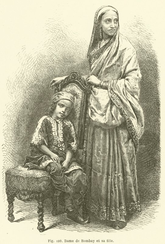 Dame van Bombay en haar dochter door European School