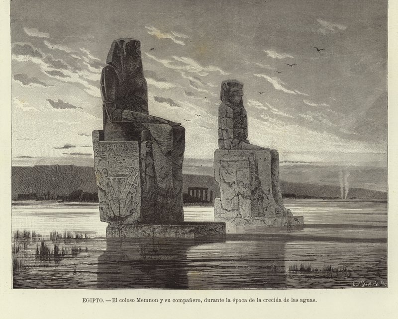 Egypte - De Kolossen van Memnon door European School